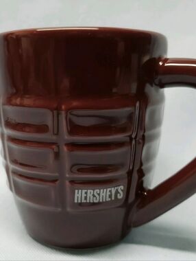 Hershey's Brown Ceramic Logo Vintage Mug